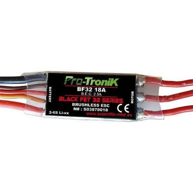 Brushless - Controller Protronik BF32-18A Bec 2,5A - FLASH RC