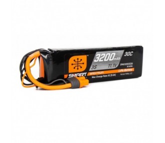 Batterien für den Antrieb von RC-Flugzeugen - Smart Lipo 3S 11.1V 3200mAh 30C IC3 Spektrum Batterie - FLASH RC