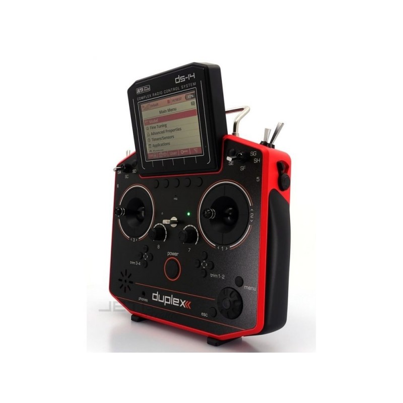 Funkfernsteuerung - Jeti DS14 Gen. 2 Rot 2.4Ghz Duplex - FLASH RC