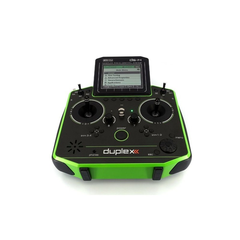 Mandos Radio - Jeti DS14 Gen. 2 Verde 2.4Ghz Duplex - FLASH RC