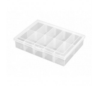Boîte de rangement 10 compartiments modulables 134x100x29mm - FLASH RC