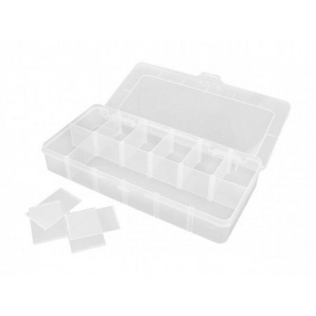 Others - 12 compartments storage box 260x125x43.5mm - FLASH RC
