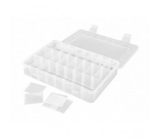 Boîte de rangement 24 compartiments modulables 202x137x40mm - FLASH RC 2