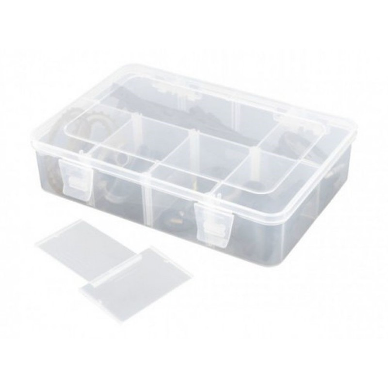 Altri - Contenitore con 8 scomparti modulari 187x126x43mm - FLASH RC