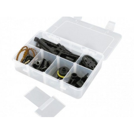 Boîte de rangement 8 compartiments modulables 187x126x43mm - FLASH RC