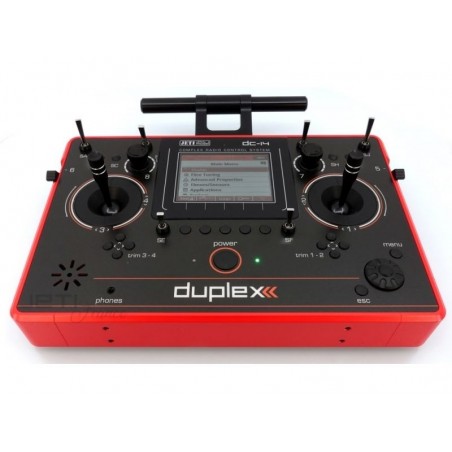 Radio Controls - Jeti DC-14 Gen. 2 Red 2.4Ghz Duplex - FLASH RC