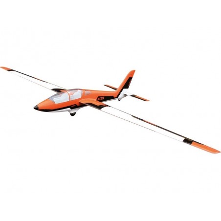 RC Motorgliders - Robbe MDM-1 Fox white & orange fiberglass glider ARF approx.3,50 m - FLASH RC