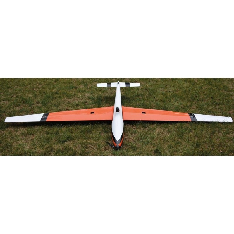 RC Motorgliders - Robbe MDM-1 Fox white & orange fiberglass glider ARF approx.3,50 m - FLASH RC