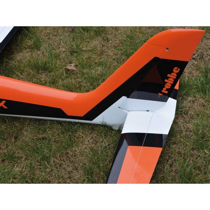 RC Motorgliders - Robbe MDM-1 Fox white & orange fiberglass PNP motorglider approx.3,50 m - FLASH RC