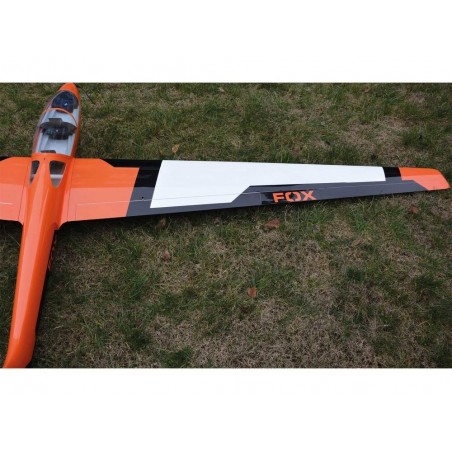 Motoplaneurs RC - Motoplaneur Robbe MDM-1 Fox blanc & orange fibre de verre PNP env.3,50 m - FLASH RC