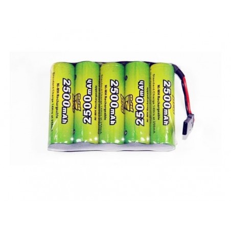 Batterie per riceventi - Batteria 6,0V 2500mAh NiMh piatta A2pro - FLASH RC