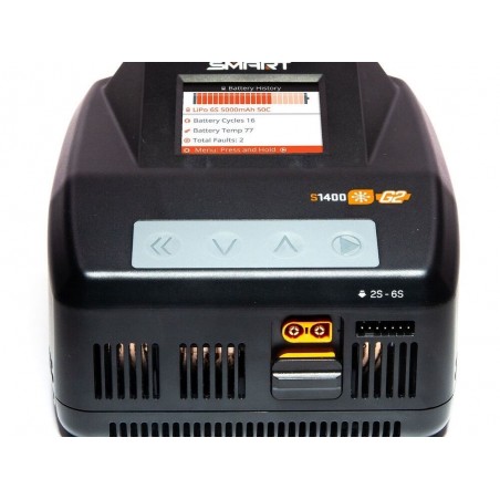 Caricabatterie - Spektrum Smart S1400 G2 + 1x batteria Smart 6S 5000mAh - FLASH RC