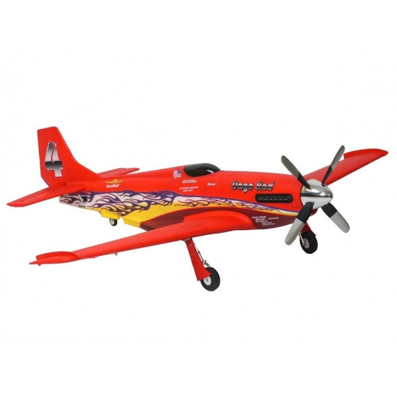 Warbirds RC - FMS P51D Mustang Dago Rojo PNP Avión aprox. 1,10m - FLASH RC
