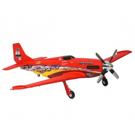Warbirds RC - FMS P51D Mustang Dago Red PNP Aircraft approx. 1,10m - FLASH RC