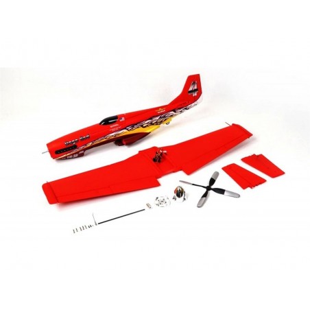 Warbirds RC - Flugzeug FMS P51D Mustang Dago Red PNP ca. 1,10m - FLASH RC