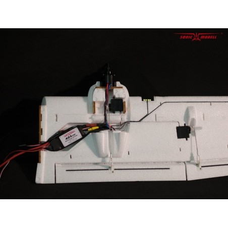Aviones R/C para principiantes - fpv Sonic modell Binary KIT aprox 1,20m - FLASH RC
