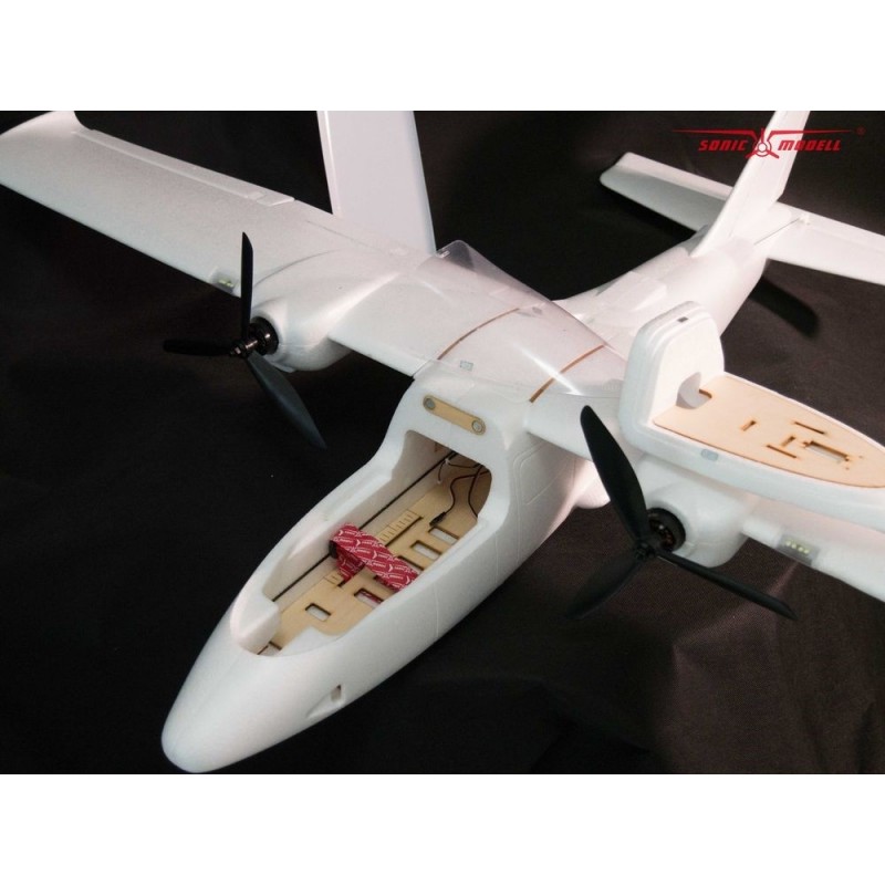 Aviones R/C para principiantes - fpv Sonic modell Binary KIT aprox 1,20m - FLASH RC
