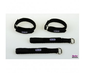 Velcro (strips, collars, patches) - HackerMotor Velcro anti-slip strap, 10x150mm - 4pcs - FLASH RC