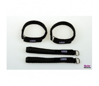 Velcro (tiras, collares, parches) - HackerMotor Velcro antideslizante, 10x200mm - 4pcs - FLASH RC