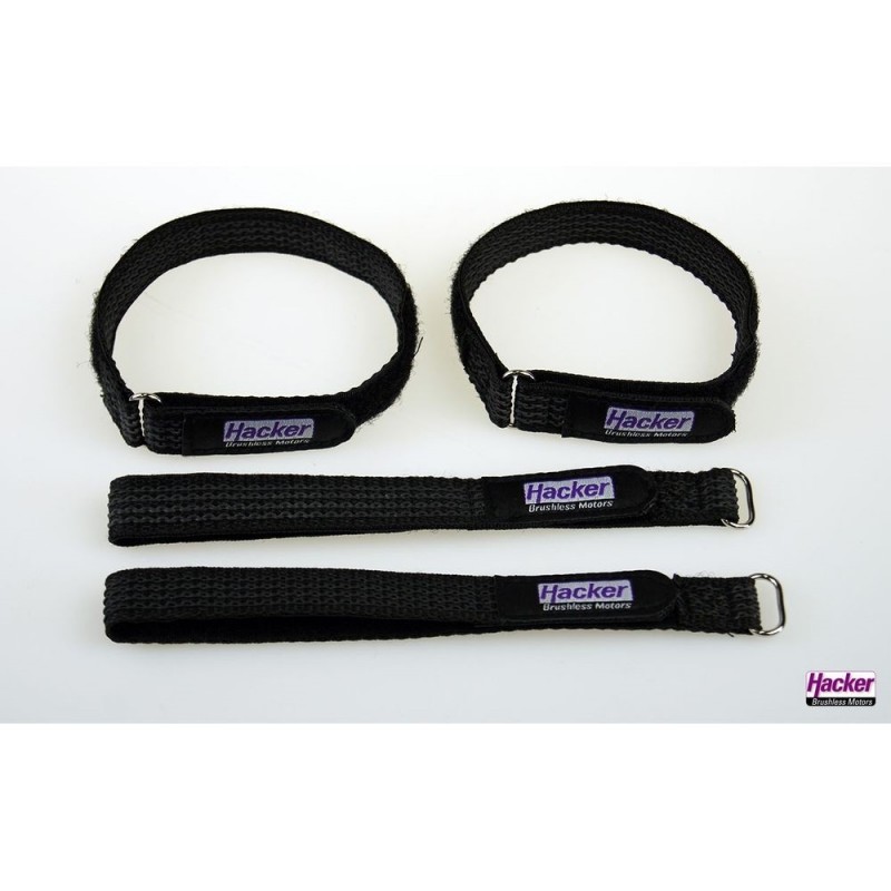Velcro (strips, collars, patches) - HackerMotor Velcro anti-slip strap, 15x300mm - 4pcs - FLASH RC