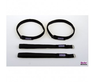 Velcro (strips, collars, patches) - HackerMotor Velcro anti-slip strap, 15x400mm - 4pcs - FLASH RC