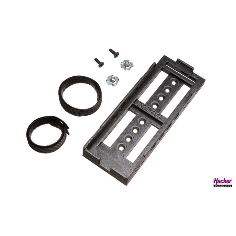 Battery accessories - HackerMotor Battery holder for TopFuel 5800mAh and MTAG reader - FLASH RC