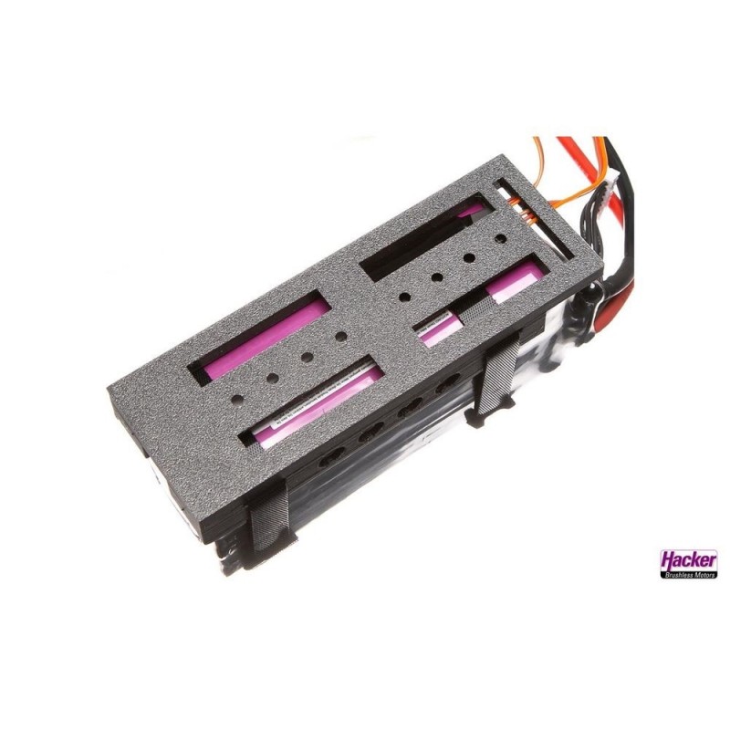 Accessori per batterie - HackerMotor Portabatterie per TopFuel 5800mAh e lettore MTAG - FLASH RC