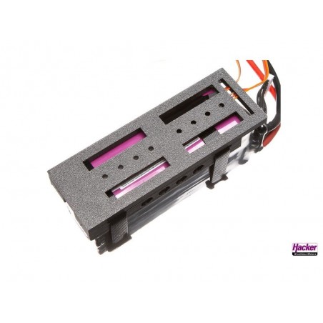 Accessori per batterie - HackerMotor Portabatterie per TopFuel 5800mAh e lettore MTAG - FLASH RC