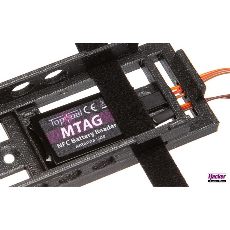 Accessoires batteries et piles - HackerMotor Support pour Batterie TopFuel 3800 à 5000mAh et Lecteur MTAG - FLASH RC