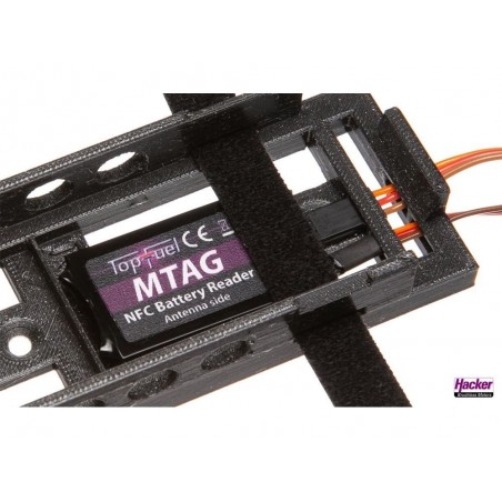Accessori per batterie - HackerMotor Supporto per batterie TopFuel da 3800 a 5000mAh e lettore MTAG - FLASH RC