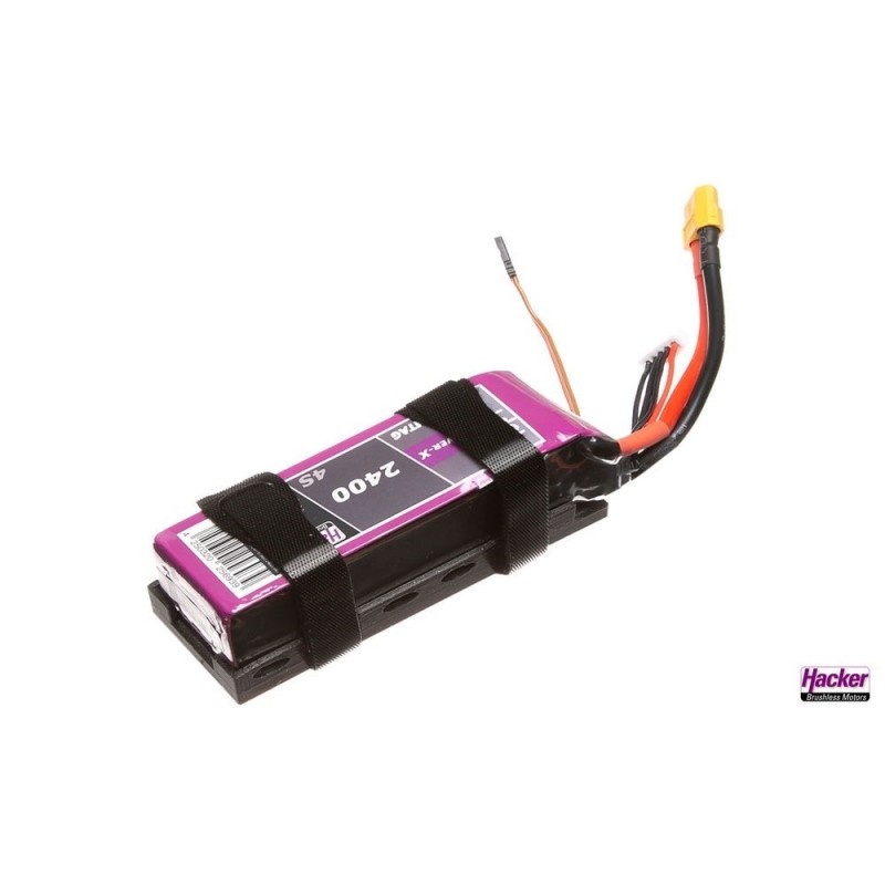 Battery accessories - HackerMotor Battery holder for TopFuel 1800 to 2400mAh and MTAG reader - FLASH RC