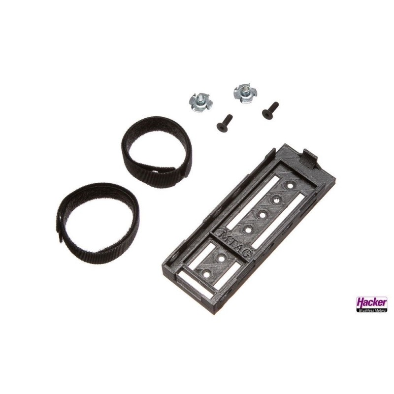 Accessori per batterie - HackerMotor Portabatterie per TopFuel da 1800 a 2400mAh e lettore MTAG - FLASH RC