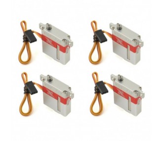 4x servos KST X10 HV mini 10mm (23g, 7.5kg.cm, 0.09s/60°) - FLASH RC