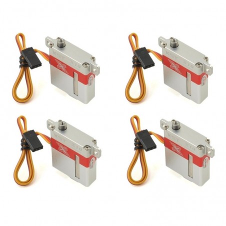 4x servos KST X10 HV mini 10mm (23g, 7.5kg.cm, 0.09s/60°) - FLASH RC