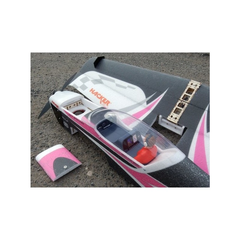 Aeromobile acrobatico RC - Hacker modello MX 2 verde ARF circa 1,20m - FLASH RC