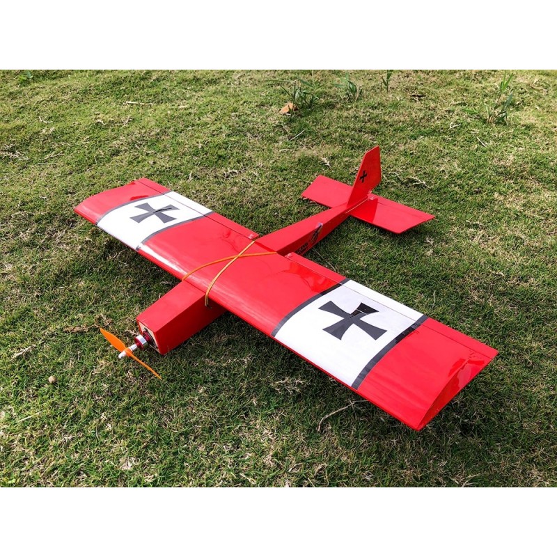 RC Aerobatic Aircraft - Wooden Kit to build Stick-06 Aircraft approx.0.60m + Film Pack + Power Pack - FLASH RC