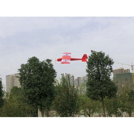RC Aerobatic Aircraft - Wooden Kit to build Stick-06 Aircraft approx.0.60m + Film Pack + Power Pack - FLASH RC