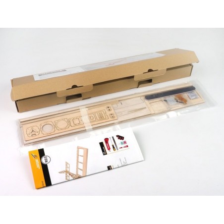 RC Kunstflugzeuge - Holzbausatz Flugzeug Stick-06 ca.0.60m + Film Pack + Power Pack - FLASH RC