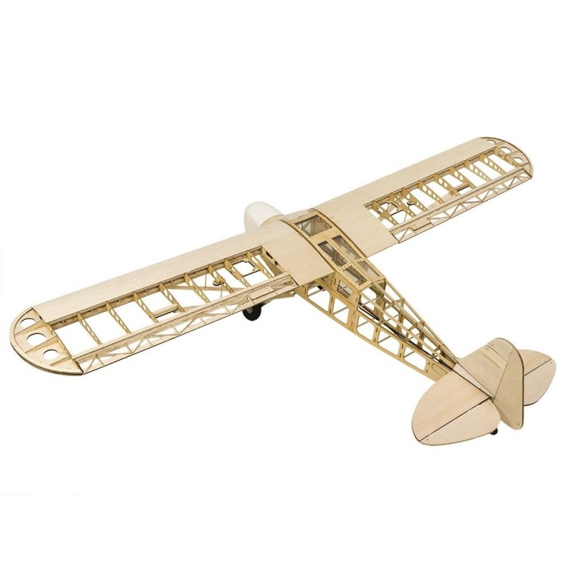 Aeromodello RC - Kit in legno per costruire Piper Cub J3 2020 circa 1,80m - FLASH RC