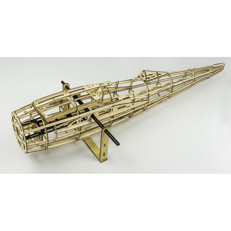 Aerei R/C per principianti - Kit in legno per costruire l'aereo Deperdussin Monocoque di circa 1,00m - FLASH RC