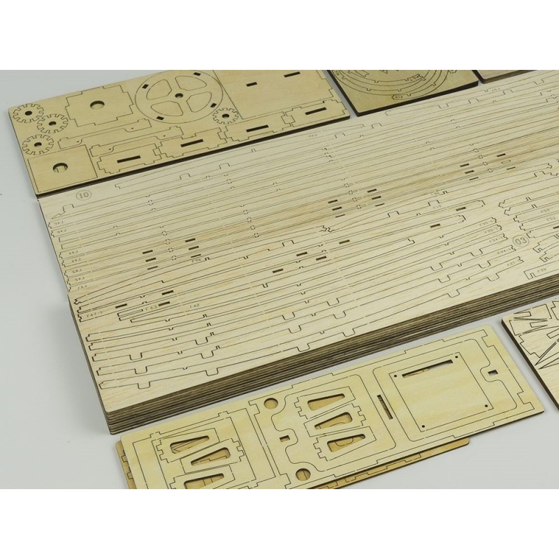 Aviones R/C para principiantes - Kit de madera para construir avión Deperdussin Monocoque aprox.1.00m - FLASH RC
