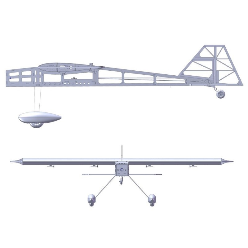 Aeromobile acrobatico RC - Kit ARF Stick-14 3D circa 1,40m - FLASH RC