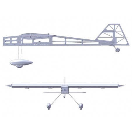 Aeromobile acrobatico RC - Kit ARF Stick-14 3D circa 1,40m - FLASH RC