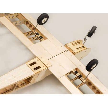 Aerei R/C per principianti - Kit in legno per costruire l'aereo da addestramento T3 di circa 1,40 m - FLASH RC
