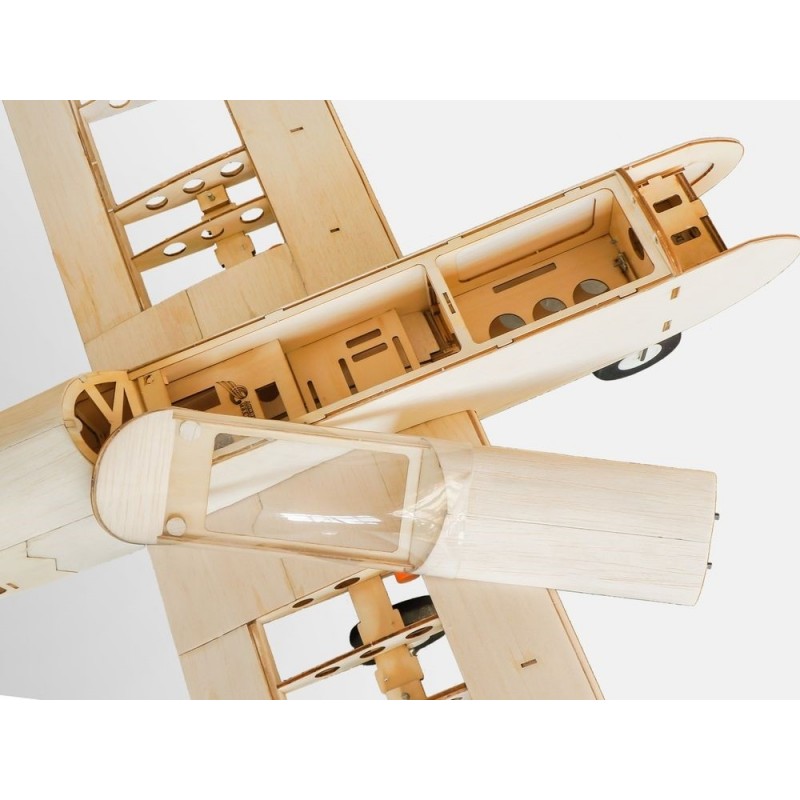 Aviones R/C para principiantes - Kit de madera para construir Avión de entrenamiento T3 aprox.1.40m - FLASH RC