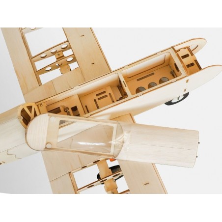 RC planes for beginners - Wooden kit to build Training plane T3 approx.1.40m - FLASH RC