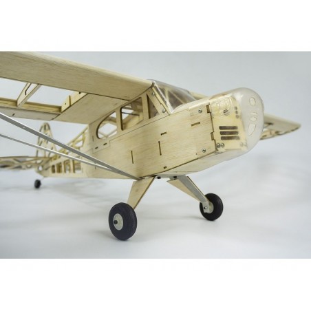 Aeromodelismo RC - Kit de madera para construir Piper Cub J3 2019 aprox.1.20m - FLASH RC
