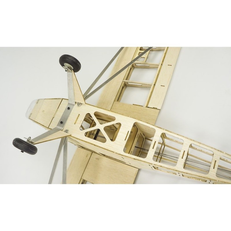 RC Flugzeugmodelle - Holzbausatz Flugzeug Piper Cub J3 2019 ca.1.20m - FLASH RC