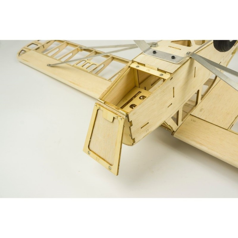 Aeromodelismo RC - Kit de madera para construir Piper Cub J3 2019 aprox.1.20m - FLASH RC