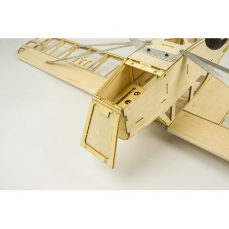 Avion Kit bois à construire Avion Piper Cub J3 2019 env.1.20m + Power Pack - FLASH RC - Le leader des avions modèlisme RC